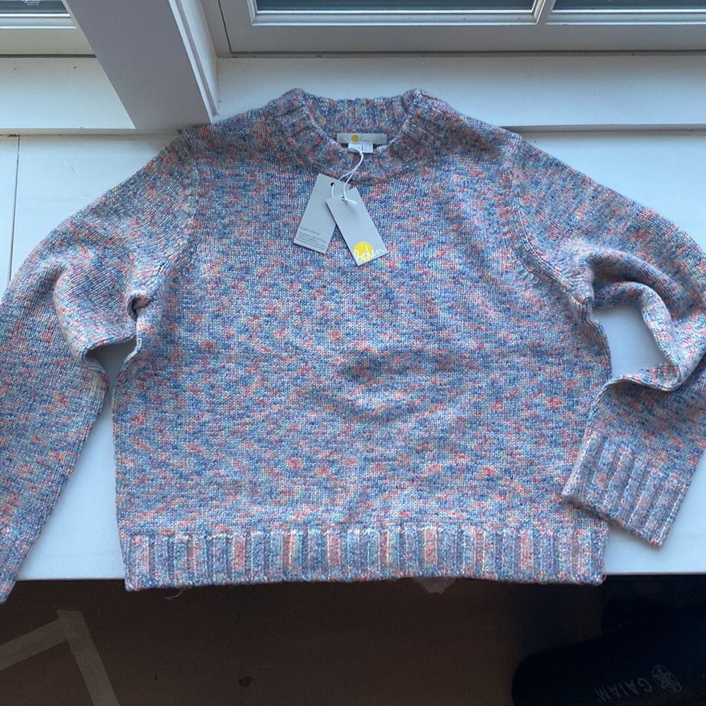 Speckled fluffy sweater (new with tags)